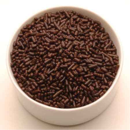 AMERICAN SPRINKLES Chocolate Sprinkles 6lbs, PK4 70003234